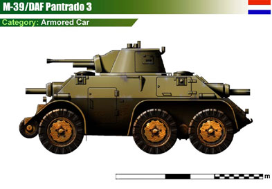 Netherlands Pantserwagen M-39